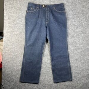 Vintage Genuine Roebucks Jeans Men's Rinse‎ Blue Denim Classic Straight - 40X28